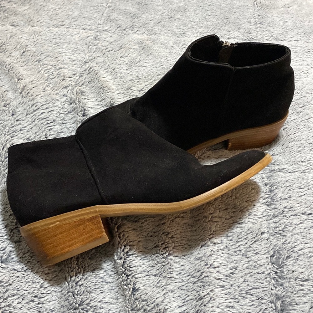 black h&m booties, size 8.